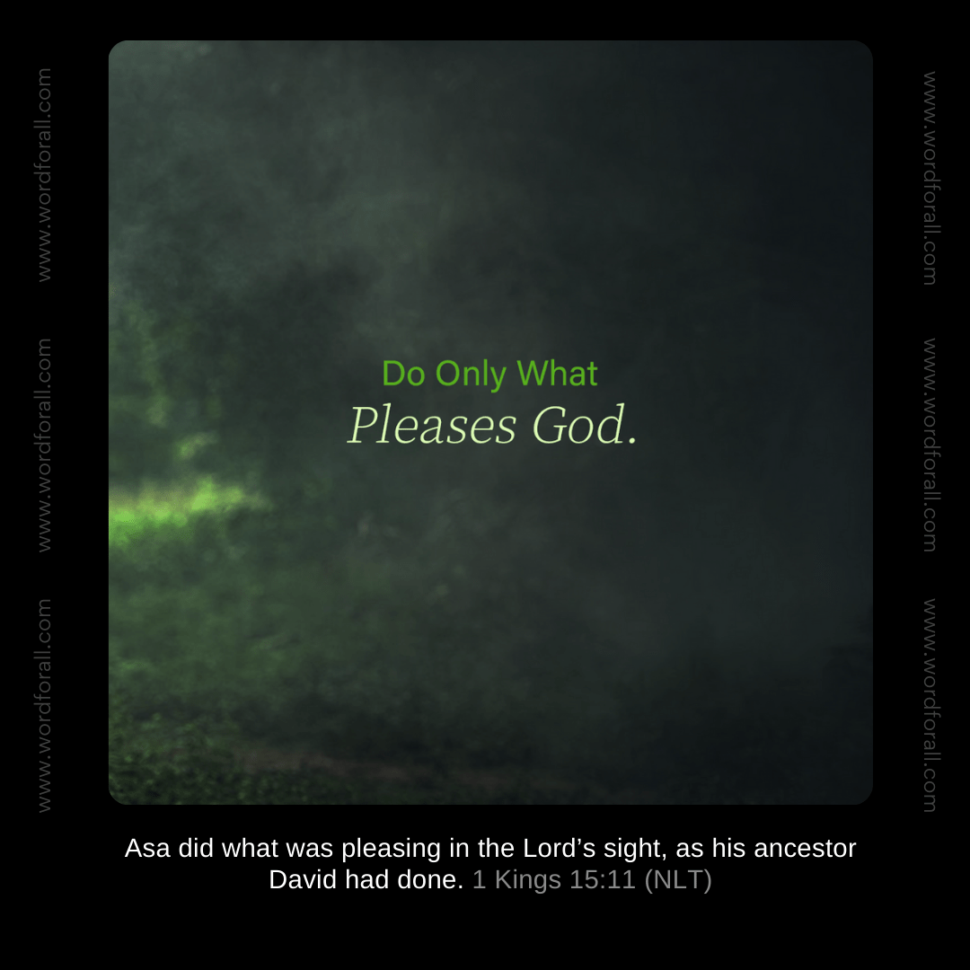 Pleases God