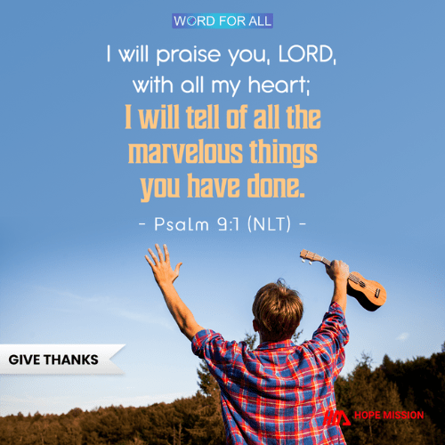 PRAISE THE LORD WITH ALL YOUR HEART