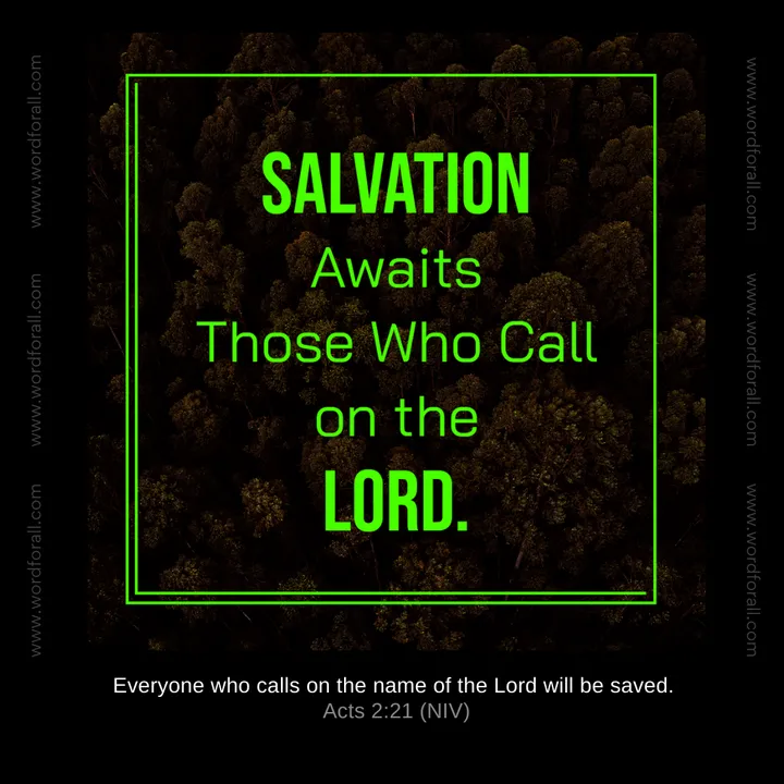 Salvation Awaits Those Who Call on the Lord