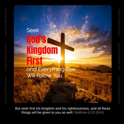 Seek God's Kingdom First