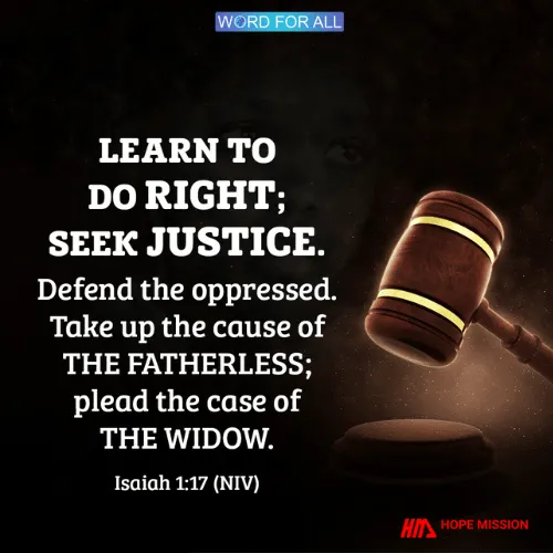 LEARN TO DO RIGHT; SEEK JUSTICE.