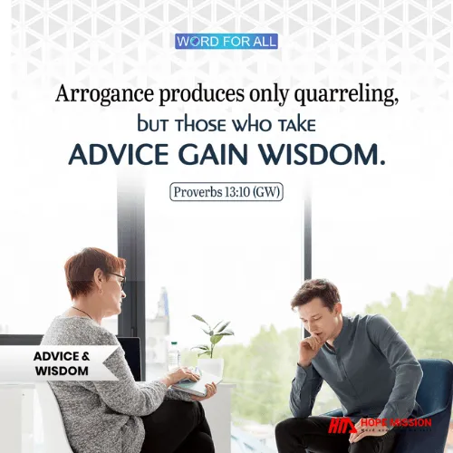 Take Advice and Gain Wisdom
