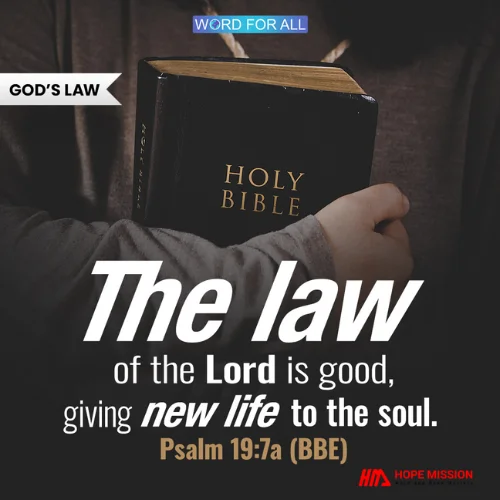 The Law of the LORD gives New Life to the Soul