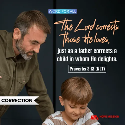 The Lord corrects those He loves
