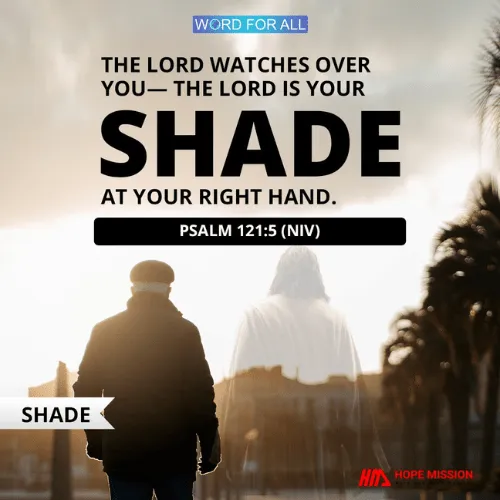 THE LORD IS YOUR SHADE AT YOUR RIGHT HAND