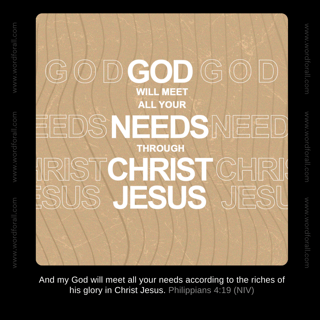 Through Christ Jesus
