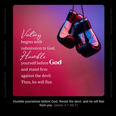Victory begins with submission to God