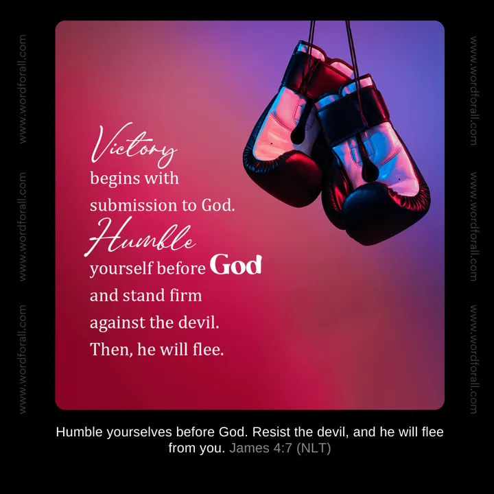 Victory begins with submission to God