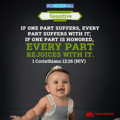 BE SENSITIVE TO OTHERS' NEEDS.
