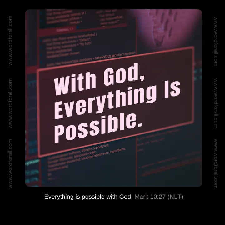 With God, Everything Is Possible