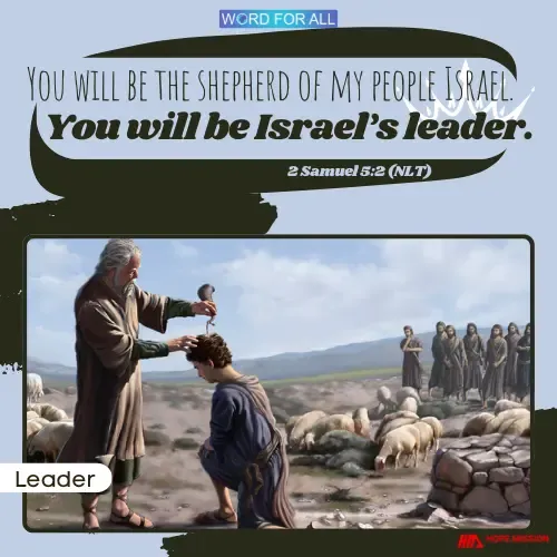YOU ARE CHOSEN TO BE A LEADER.