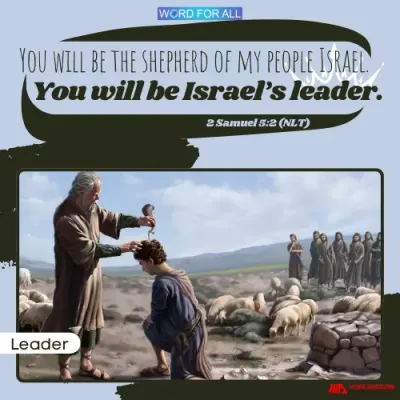 YOU ARE CHOSEN TO BE A LEADER.