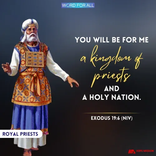 YOU ARE GOD'S KINGDOM PRIEST AND A HOLY NATION.
