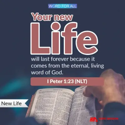 YOUR NEW LIFE WILL LAST FOREVER.